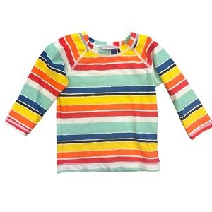 Hanna Andersson Sunblock Swimmy Rash Guard Colorful Size 3T